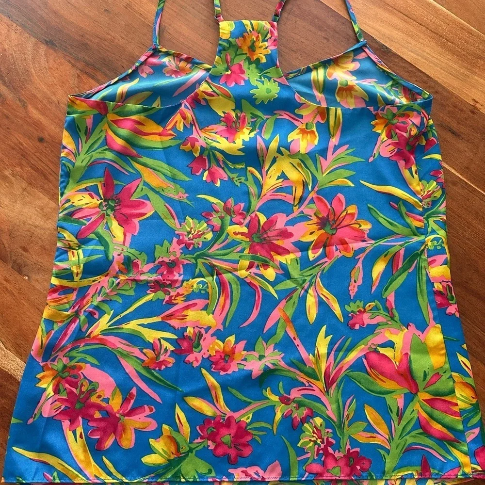 J. Crew Multicolor Floral Top